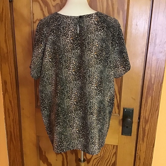 3 for 20 $ bundle Vintage 80s leopard blouse - Picture 7 of 8